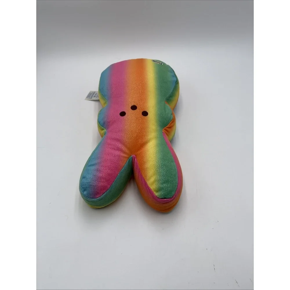 Build A Bear Peeps Plush Rainbow Colored‎ 16 Inches Tall Easter Preowned